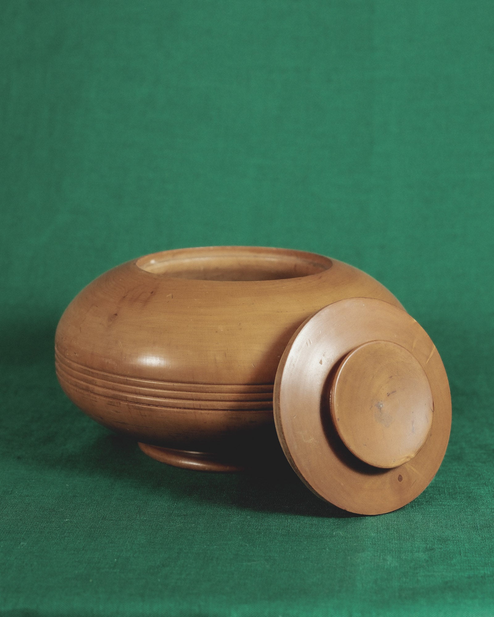 Wooden Lidded Bowl