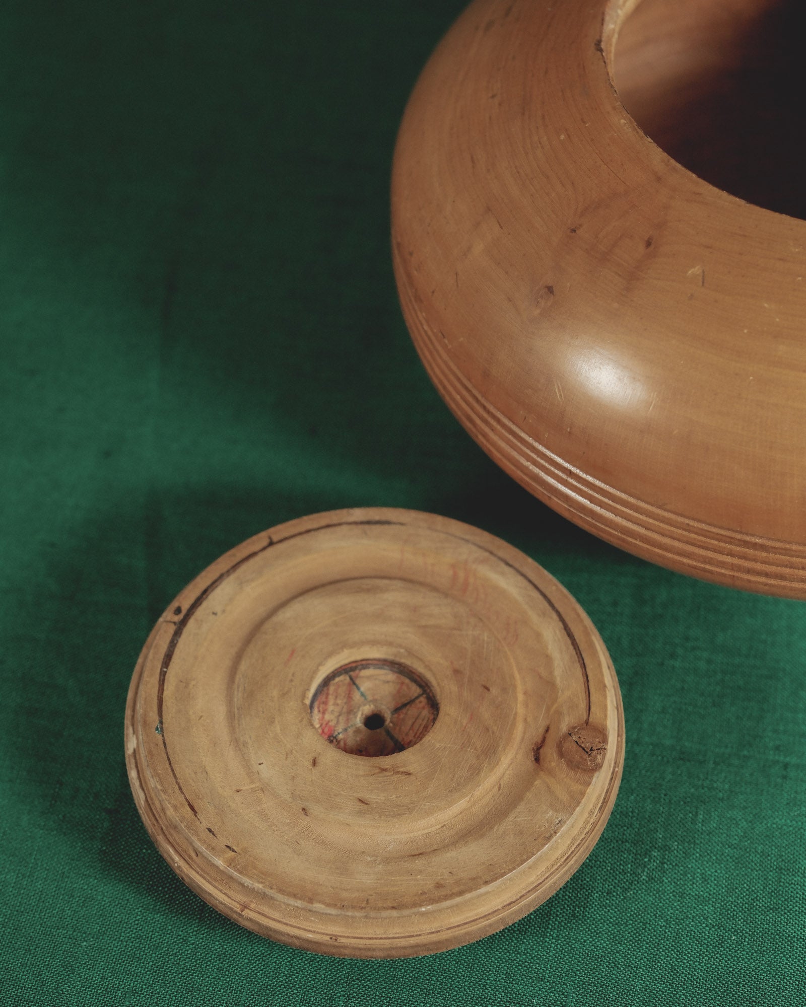 Wooden Lidded Bowl