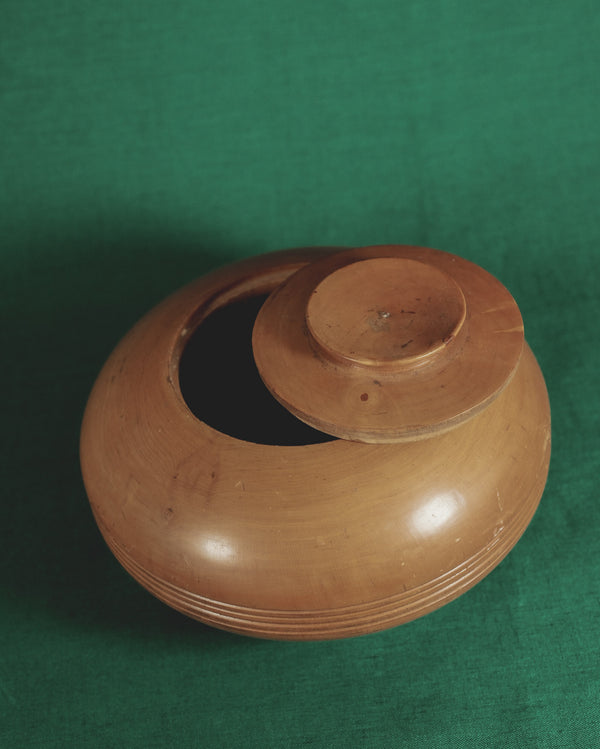 Wooden Lidded Bowl
