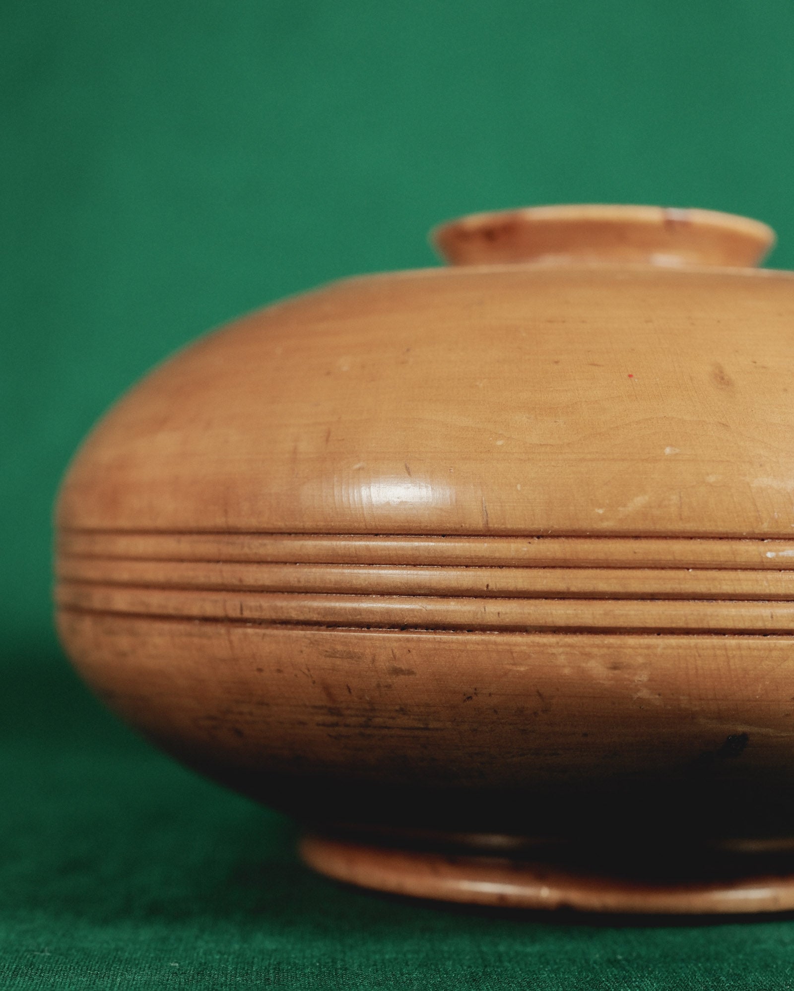 Wooden Lidded Bowl
