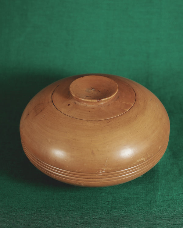Wooden Lidded Bowl