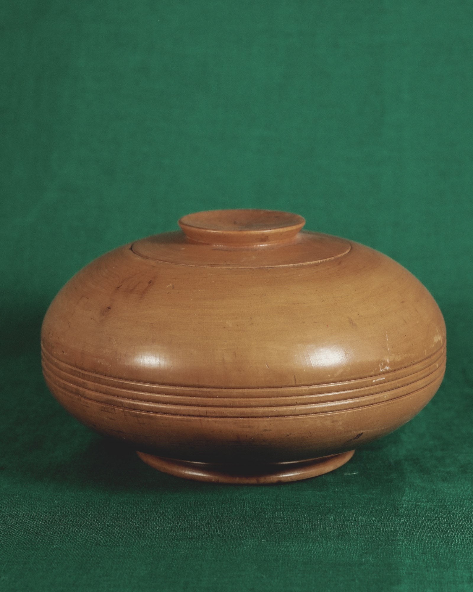 Wooden Lidded Bowl