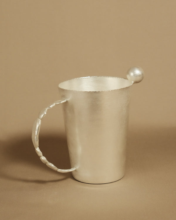 Yeodong Yun Cup 2 silver-plated copper vessel with polished surface and balanced form designed for hand use.