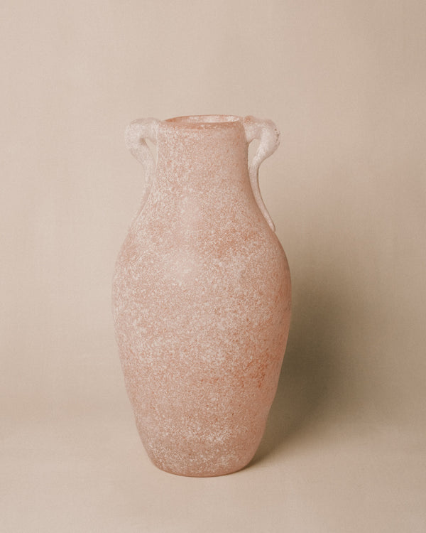 Pink Murano Scavo Vase 1