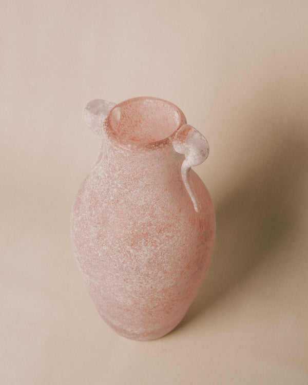 Pink Murano Scavo Vase 1