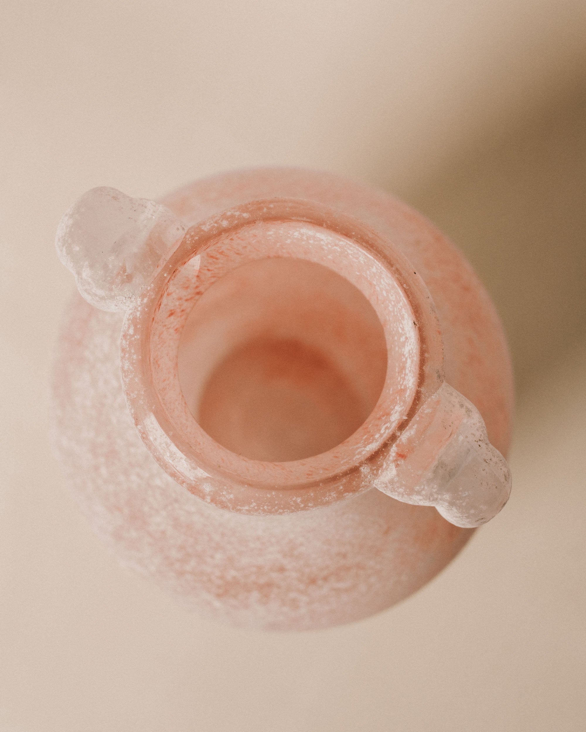 Pink Murano Scavo Vase 1