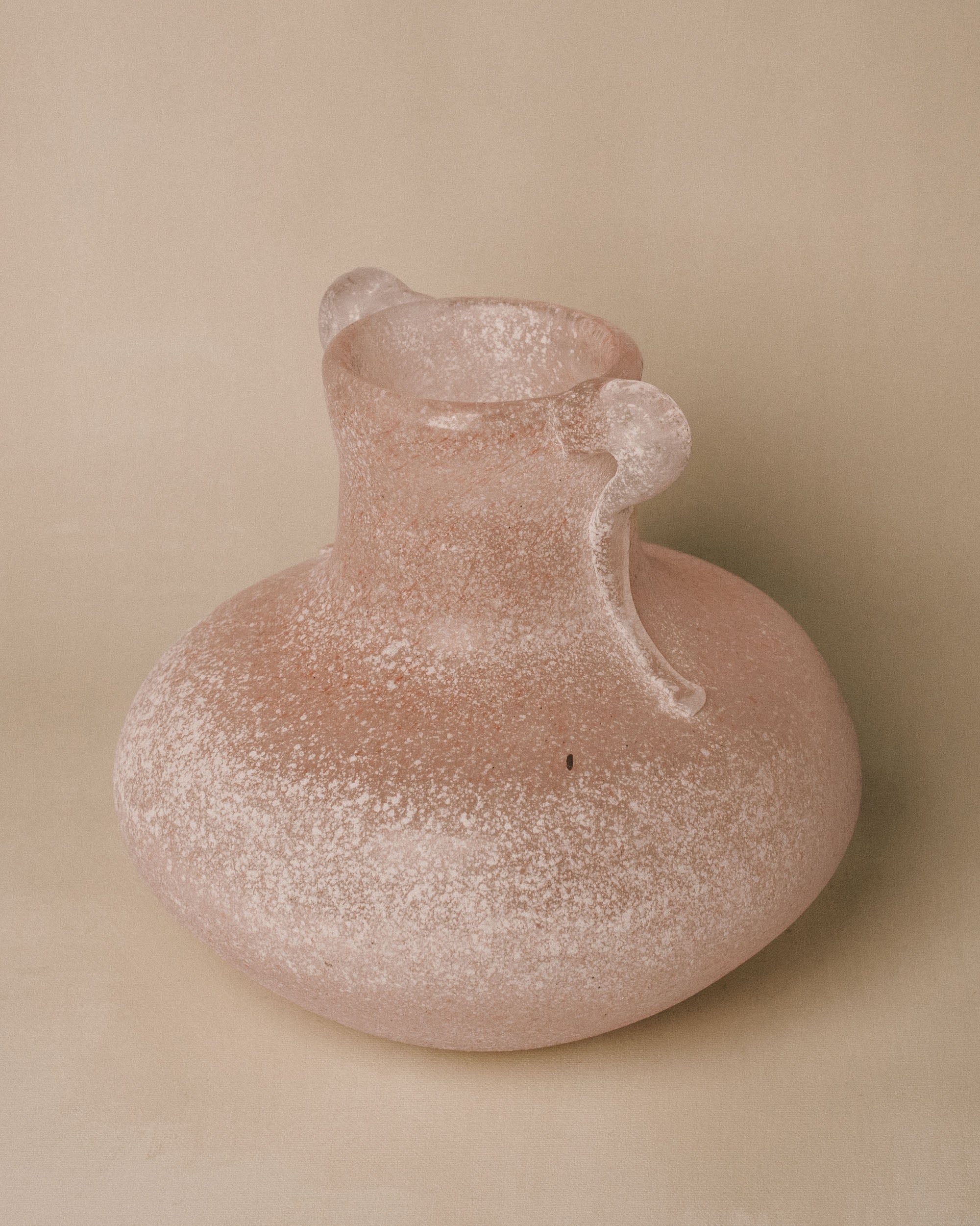 Pink Murano Scavo Vase 2