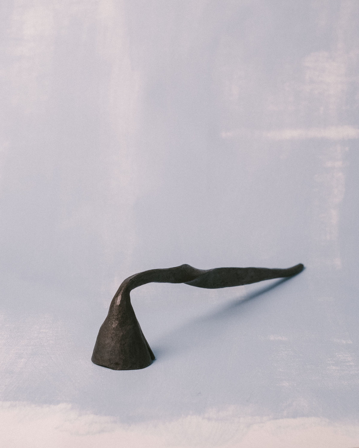 Campanula Snuffer by Agnieszka Owsiany and Andreas Billert, hand-forged candle tool, alternate view