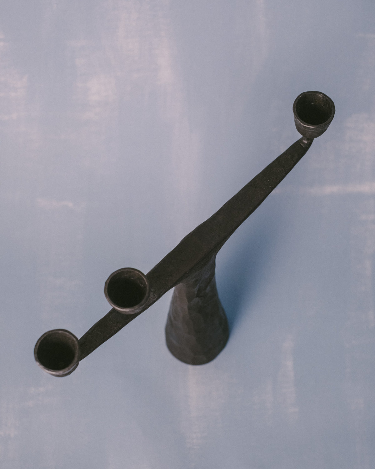 Curved arms of Candle Holder Medium III by Agnieszka Owsiany, top angle detail