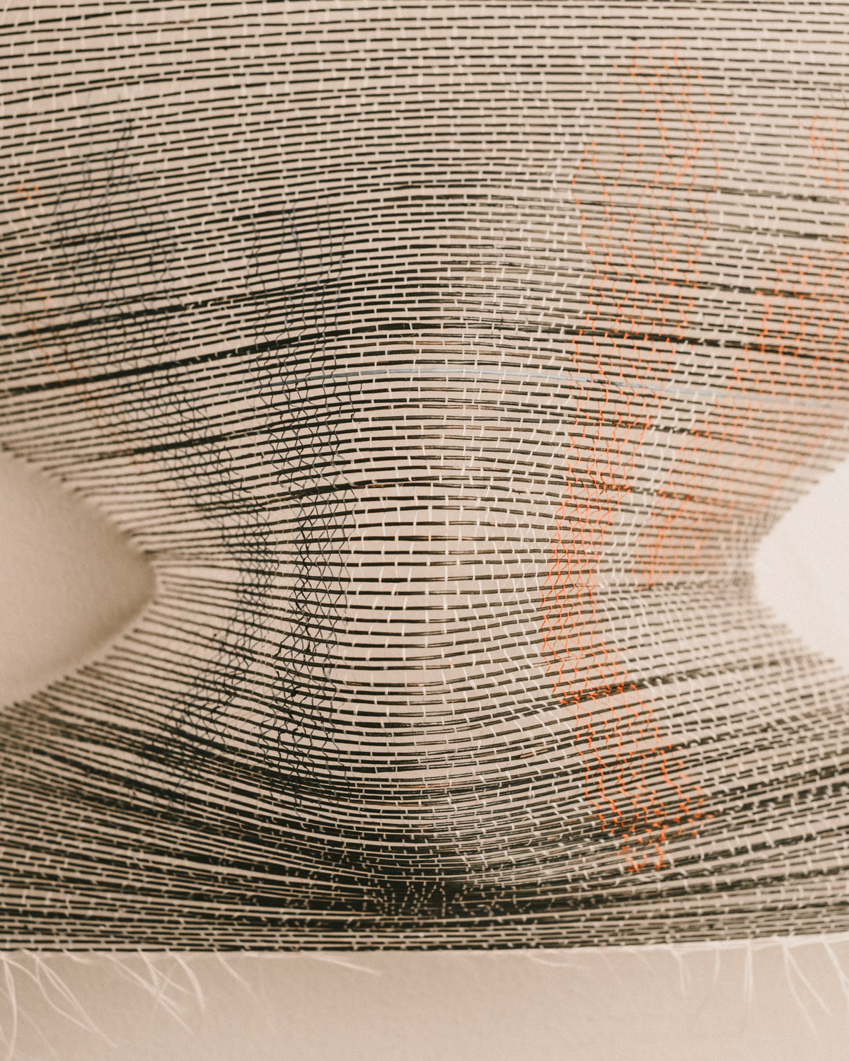 Sculptural curve of Anna Fiedler's Highway, side profile