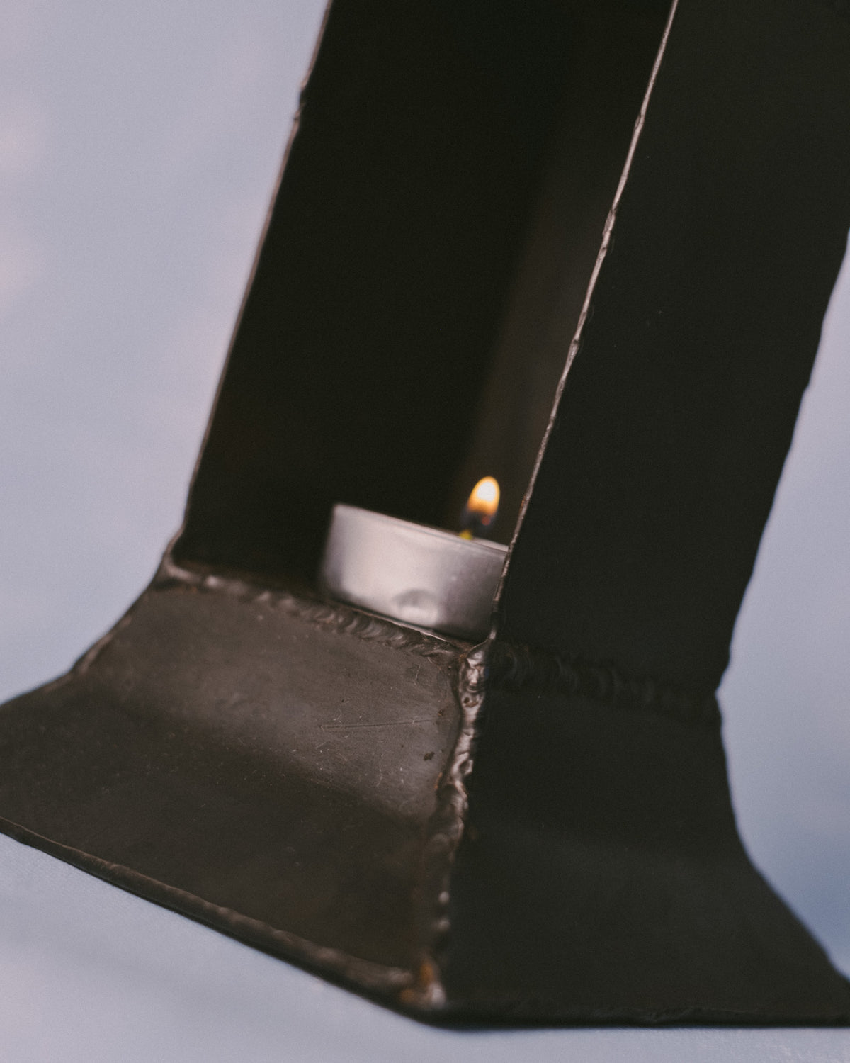 Detail of Eternal Elders Ember by Hannah Kuhlmann showing burner interior with oil vessel