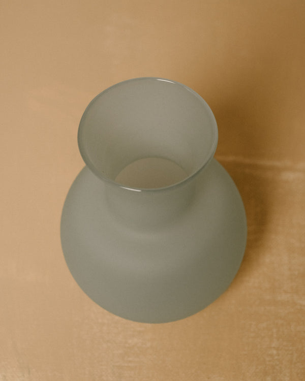Opening detail of Vase No. 1080 in Sky, top-down view