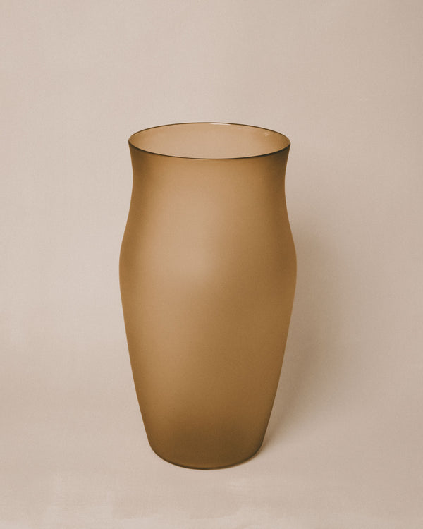 Vase No. 983 in Algae by Jérémie St-Onge, handblown glass, front view