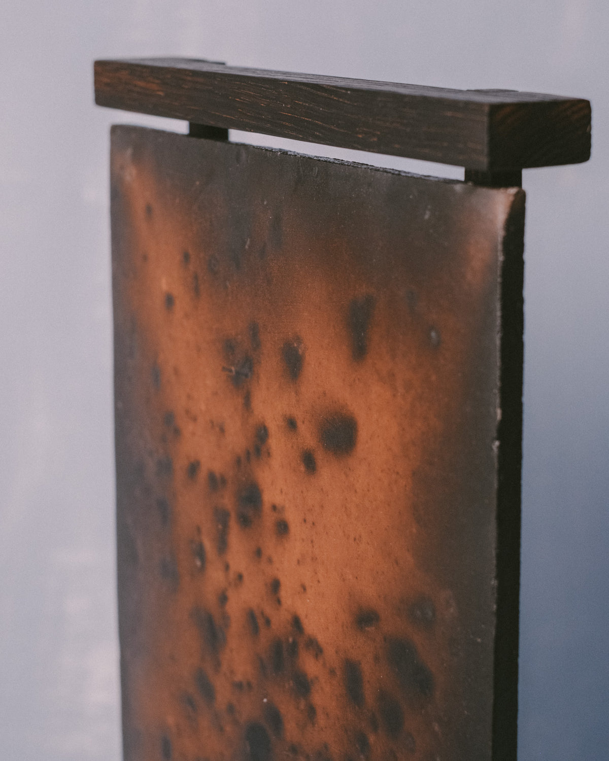 Solid oak base of Tray 2, Juliette Pénélope Pépin x Sausset Leou collaboration