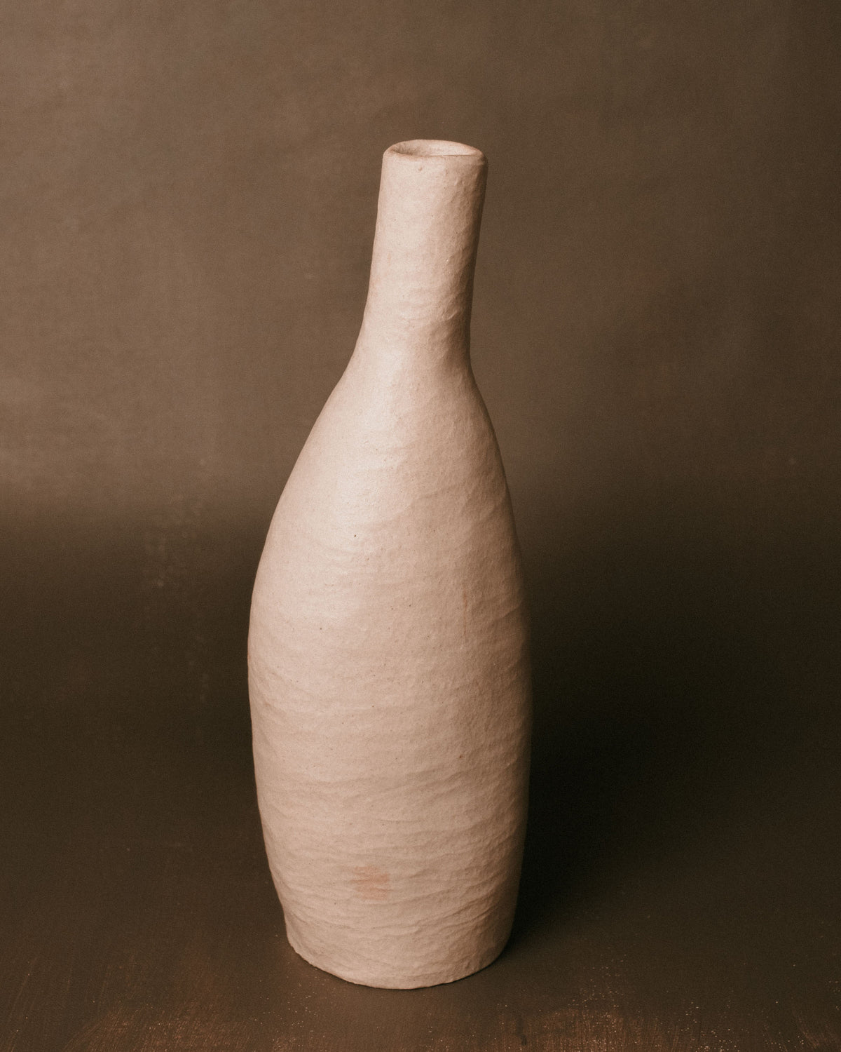 Necked Vessel II by Kasia Sznajder, hand-built ceramic, front view