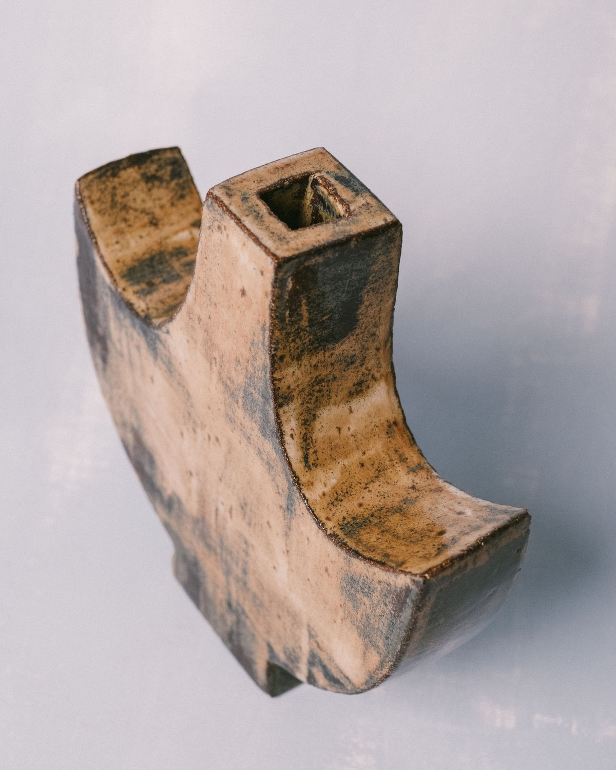 Small Angel 1 by Shane Gabier, ceramic sculpture, opposite angle view