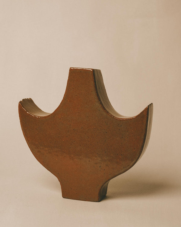 Small Angel 2 by Shane Gabier, hand-shaped ceramic sculpture, front view