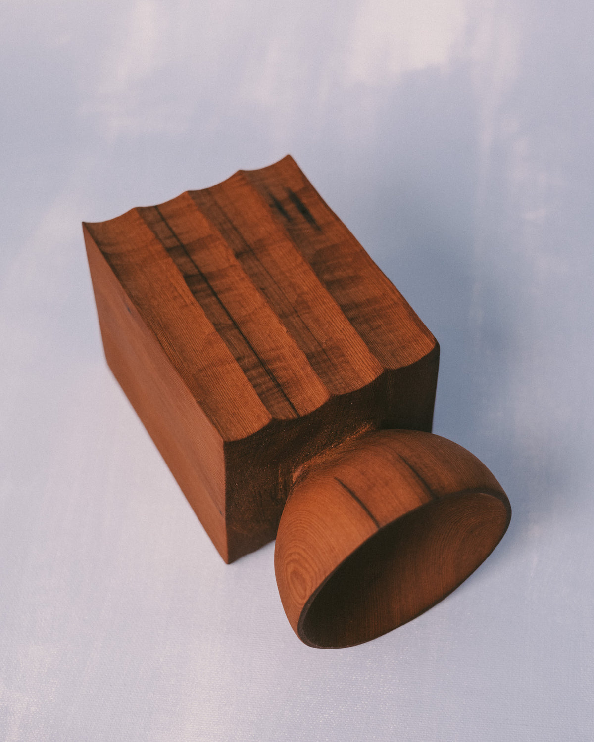 Close-up of carved bowl top, Sentinel Study 06 by Vince Skelly